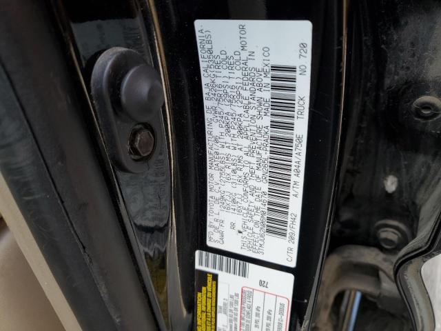 3TMJU62N06M014670 - 2006 TOYOTA TACOMA DOUBLE CAB PRERUNNER BLACK photo 12
