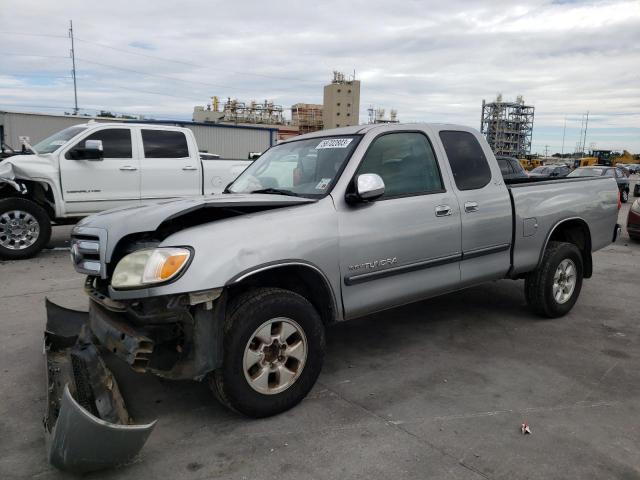 5TBRU34186S469738 - 2006 TOYOTA TUNDRA ACCESS CAB SR5 SILVER photo 1