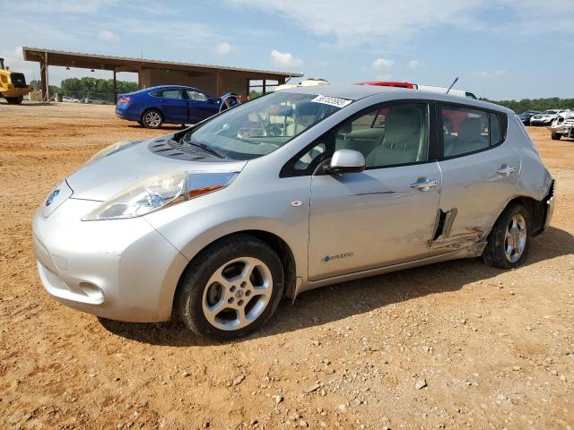 JN1AZ0CP2CT017343 - 2012 NISSAN LEAF SV SILVER photo 1