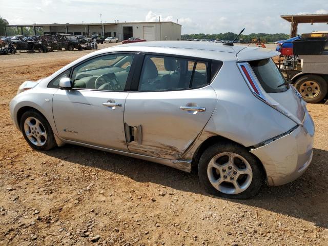 JN1AZ0CP2CT017343 - 2012 NISSAN LEAF SV SILVER photo 2