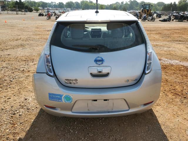 JN1AZ0CP2CT017343 - 2012 NISSAN LEAF SV SILVER photo 6