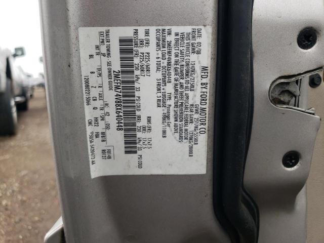 2MEFM74V88X640448 - 2008 MERCURY GRAND MARQ GS SILVER photo 12