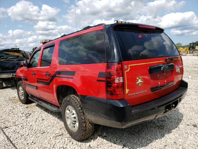 1GNGK56K49R217971 - 2009 CHEVROLET SUBURBAN K2500 LT RED photo 2