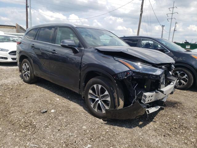 5TDGZRBH5NS241424 - 2022 TOYOTA HIGHLANDER XLE Grafit foto 4