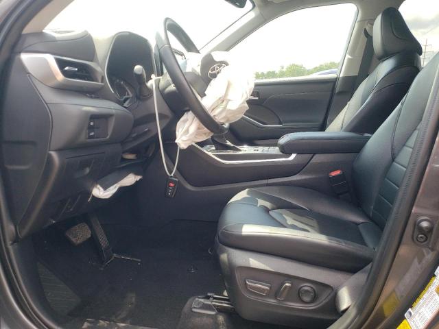 5TDGZRBH5NS241424 - 2022 TOYOTA HIGHLANDER XLE Grafit foto 7