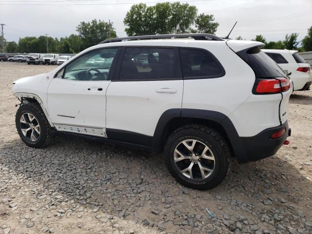 1C4PJMBS0EW218655 - 2014 JEEP CHEROKEE TRAILHAWK WHITE photo 2