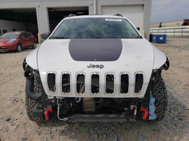 1C4PJMBS0EW218655 - 2014 JEEP CHEROKEE TRAILHAWK WHITE photo 5
