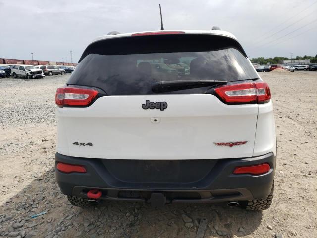 1C4PJMBS0EW218655 - 2014 JEEP CHEROKEE TRAILHAWK WHITE photo 6