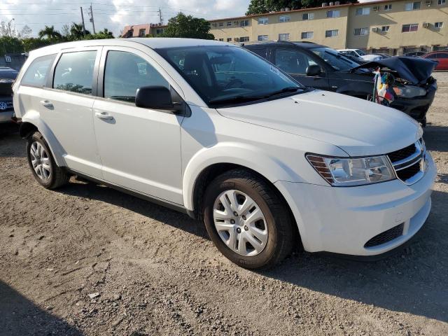 3C4PDCAB8ET133992 - 2014 DODGE JOURNEY SE WHITE photo 4