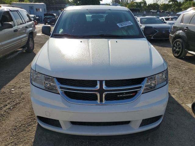 3C4PDCAB8ET133992 - 2014 DODGE JOURNEY SE WHITE photo 5