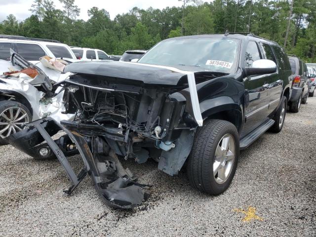 1GNSCKE09DR368786 - 2013 CHEVROLET SUBURBAN C1500 LTZ BLACK photo 1