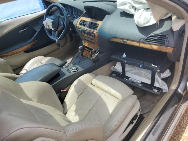 WBAEH73484B190840 - 2004 BMW 645 CI AUTOMATIC SILVER photo 8