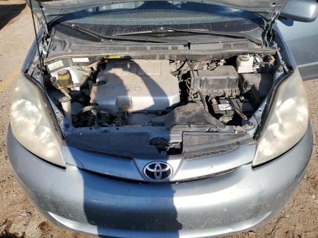 5TDZK22C28S157588 - 2008 TOYOTA SIENNA XLE SILVER photo 12