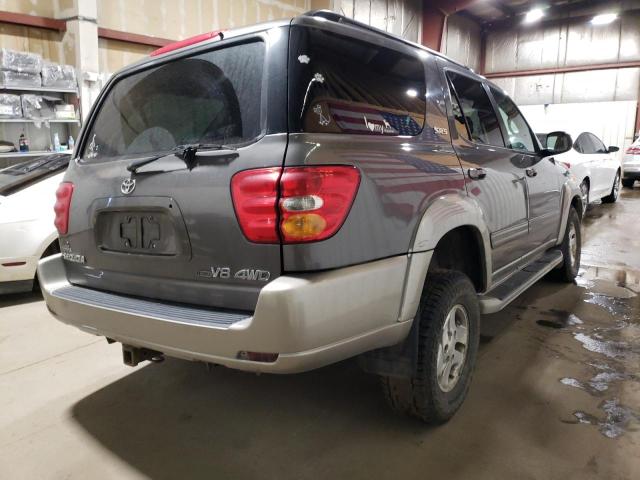 5TDBT44A33S155184 - 2003 TOYOTA SEQUOIA SR5 GRAY photo 3