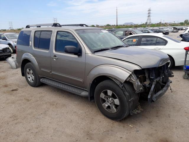 5N1AR18U95C743166 - 2005 NISSAN PATHFINDER LE BROWN photo 4