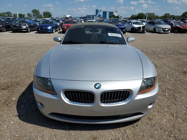 4USBT33453LS41176 - 2003 BMW Z4 2.5 SILVER photo 5