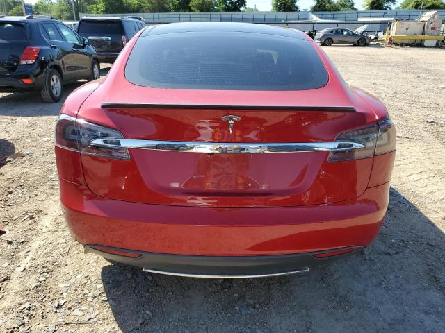 5YJSA1CN5DFP08383 - 2013 TESLA MODEL S Qırmızı foto 6