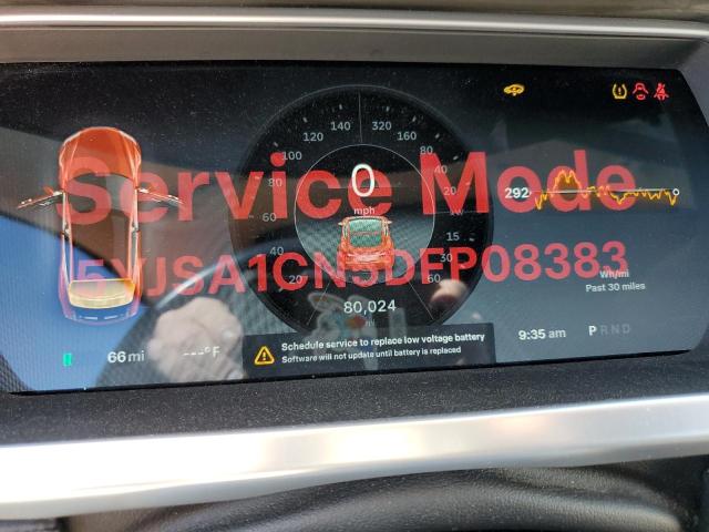 5YJSA1CN5DFP08383 - 2013 TESLA MODEL S Qırmızı foto 9