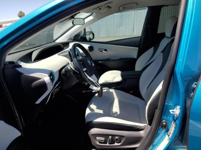 JTDKARFP7H3032274 - 2017 TOYOTA PRIUS PRIM TEAL photo 7
