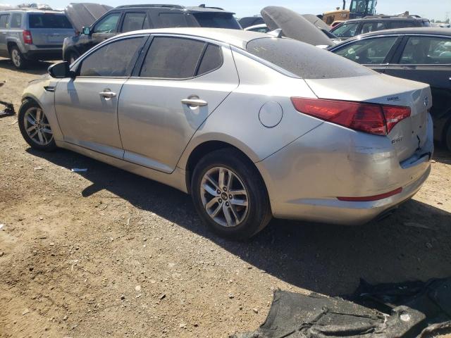 KNAGM4A72B5079969 - 2011 KIA OPTIMA LX SILVER photo 2