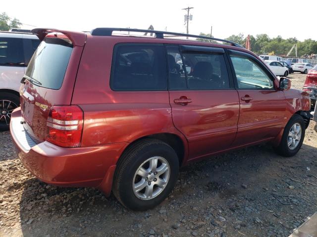 JTEHF21A210036127 - 2001 TOYOTA HIGHLANDER BURGUNDY photo 3