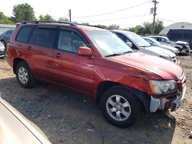 JTEHF21A210036127 - 2001 TOYOTA HIGHLANDER BURGUNDY photo 4