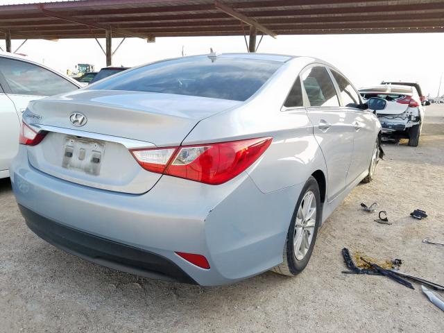 5NPEB4AC2EH827802 - 2014 HYUNDAI SONATA GLS  photo 4