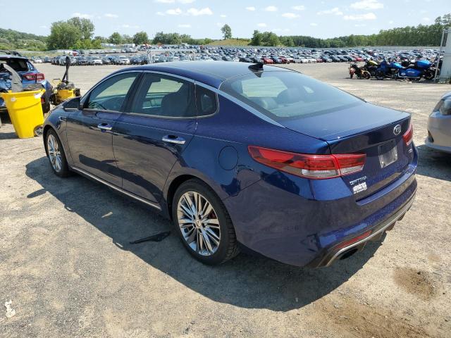 5XXGV4L28JG217431 - 2018 KIA OPTIMA SXL BLUE photo 2