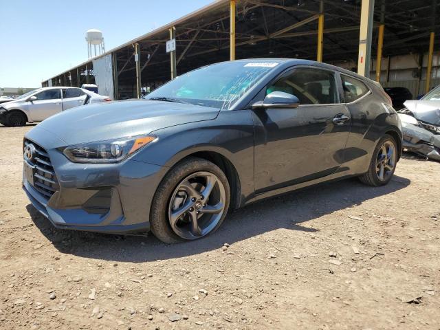 KMHTG6AF1KU019906 - 2019 HYUNDAI VELOSTER BASE GRAY photo 1