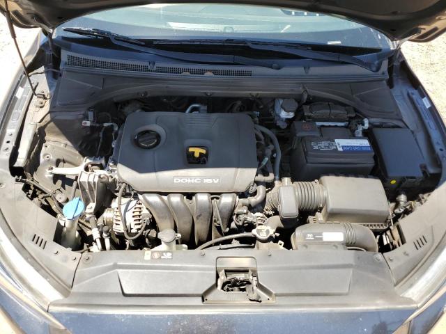 KMHTG6AF1KU019906 - 2019 HYUNDAI VELOSTER BASE GRAY photo 11