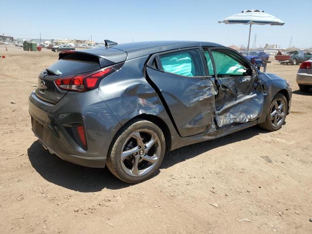 KMHTG6AF1KU019906 - 2019 HYUNDAI VELOSTER BASE GRAY photo 3