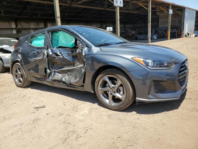 KMHTG6AF1KU019906 - 2019 HYUNDAI VELOSTER BASE GRAY photo 4