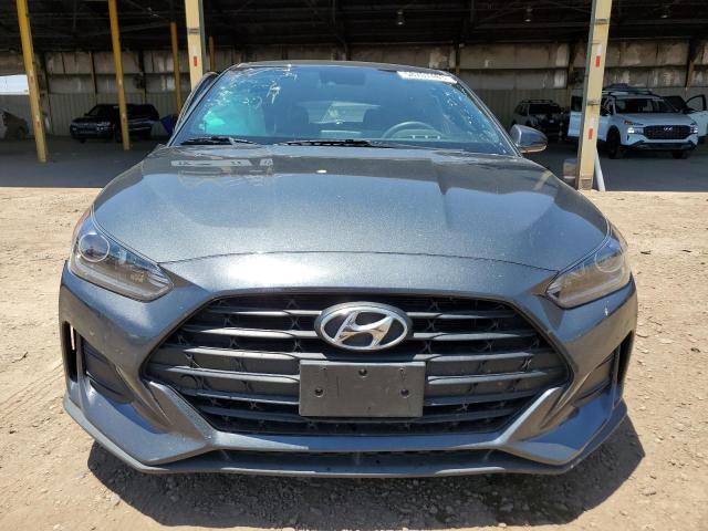 KMHTG6AF1KU019906 - 2019 HYUNDAI VELOSTER BASE GRAY photo 5