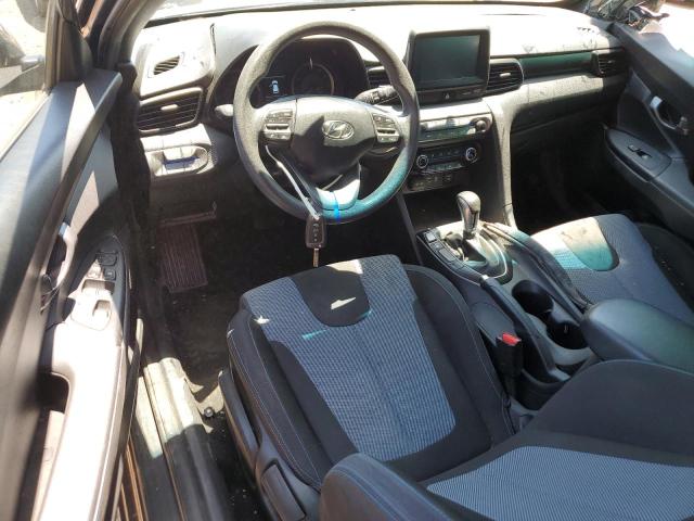 KMHTG6AF1KU019906 - 2019 HYUNDAI VELOSTER BASE GRAY photo 8