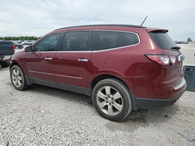 1GNKRJKD5FJ207689 - 2015 CHEVROLET TRAVERSE LTZ MAROON photo 2