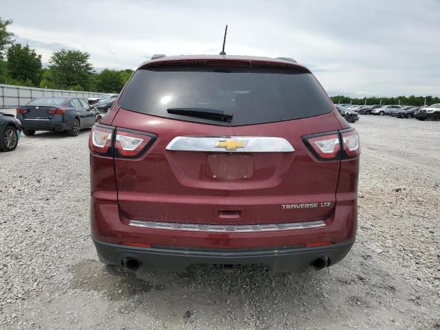 1GNKRJKD5FJ207689 - 2015 CHEVROLET TRAVERSE LTZ MAROON photo 6