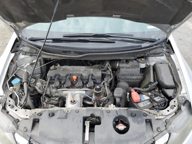 19XFB2F92DE072837 - 2013 HONDA CIVIC EXL ვერცხლისფერი ფოტო 11