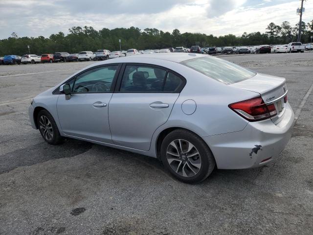 19XFB2F92DE072837 - 2013 HONDA CIVIC EXL ვერცხლისფერი ფოტო 2