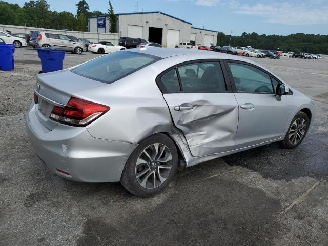 19XFB2F92DE072837 - 2013 HONDA CIVIC EXL ვერცხლისფერი ფოტო 3