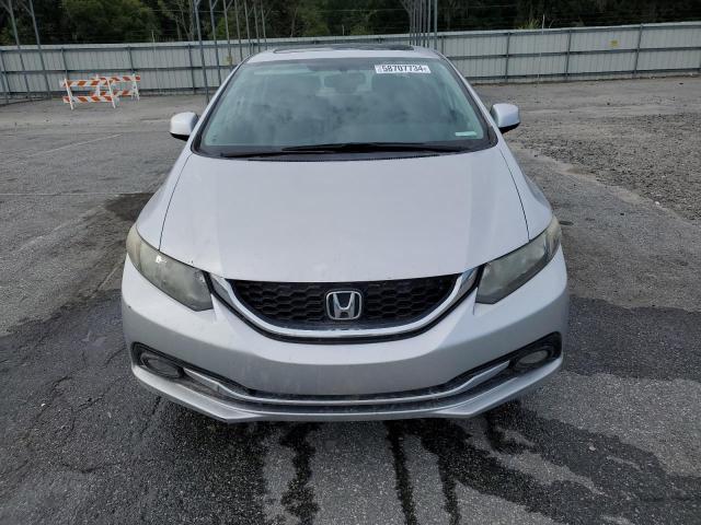 19XFB2F92DE072837 - 2013 HONDA CIVIC EXL SILVER photo 5