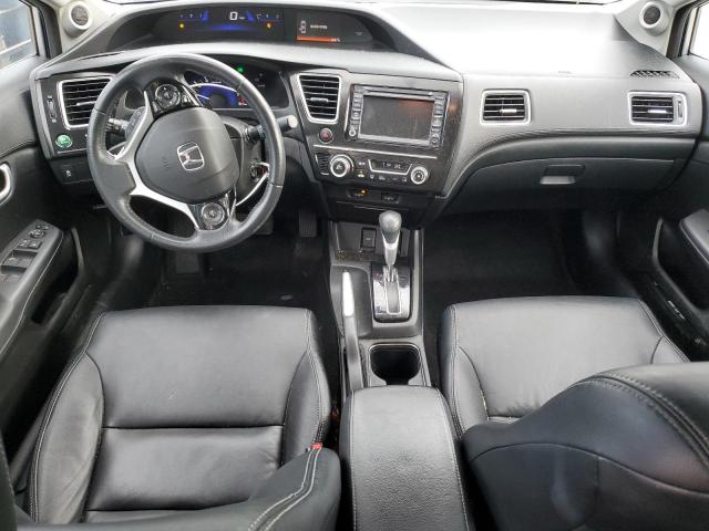 19XFB2F92DE072837 - 2013 HONDA CIVIC EXL ვერცხლისფერი ფოტო 8