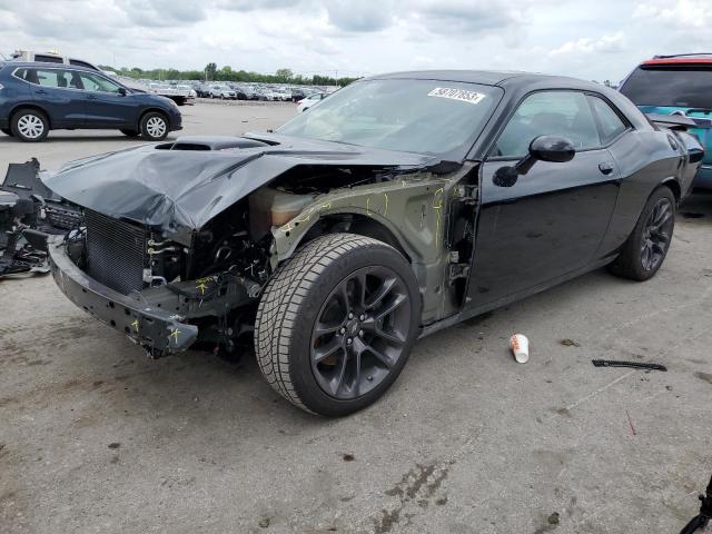 2C3CDZFJXMH630572 - 2021 DODGE CHALLENGER R/T SCAT PACK BLACK photo 1