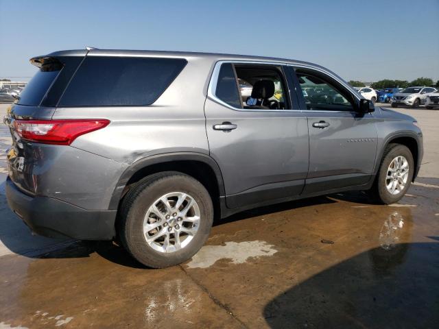 1GNERFKWXKJ309107 - 2019 CHEVROLET TRAVERSE LS GRAY photo 3