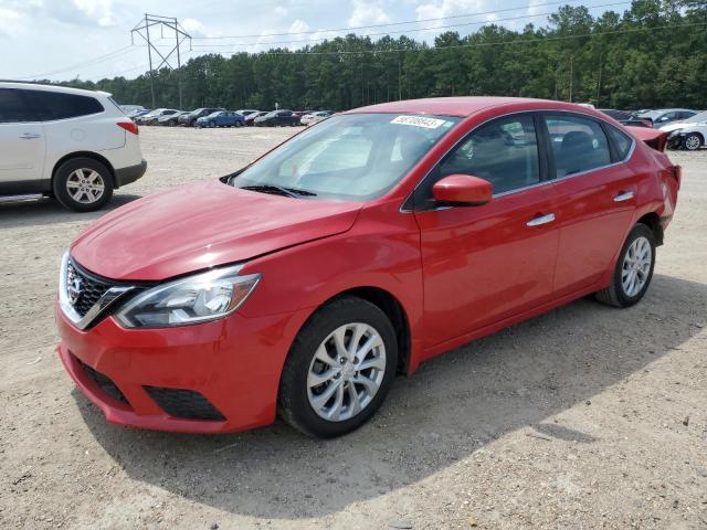 3N1AB7AP7JL621682 - 2018 NISSAN SENTRA S RED photo 1