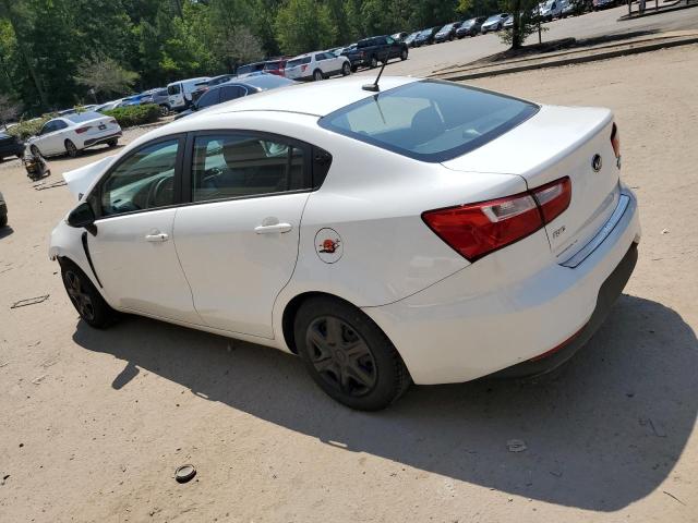 KNADM4A38G6694737 - 2016 KIA RIO LX WHITE photo 2