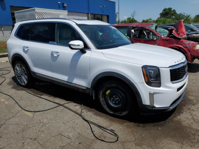 5XYP64HC8NG258870 - 2022 KIA TELLURIDE S WHITE photo 4