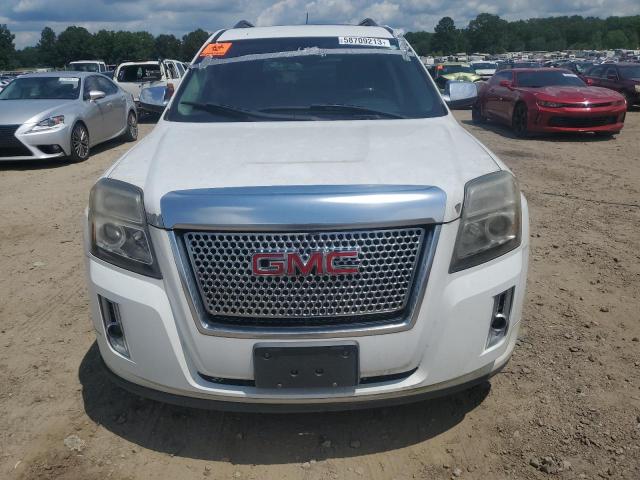 2GKALYEK8D6225482 - 2013 GMC TERRAIN DENALI WHITE photo 5