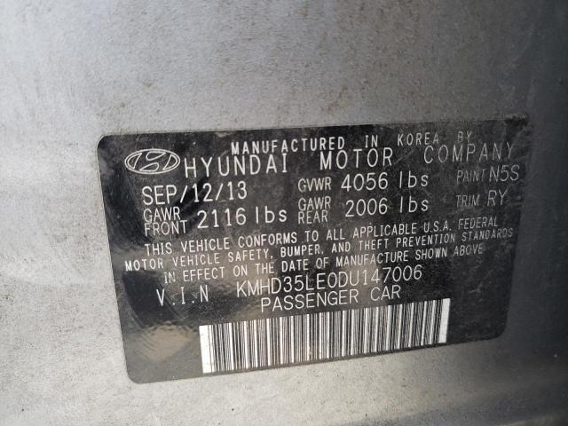 KMHD35LE0DU147006 - 2013 HYUNDAI ELANTRA GT GRAY photo 12