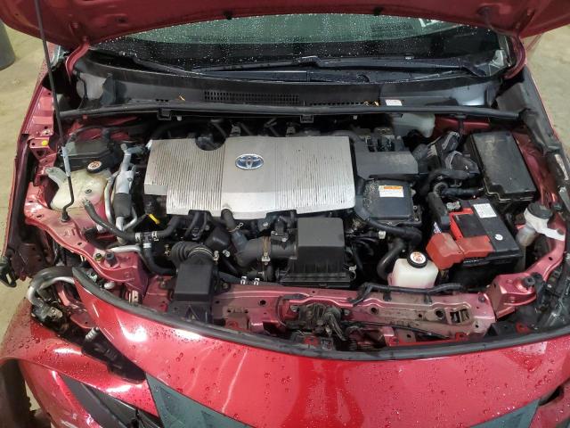 JTDKARFP2J3095305 - 2018 TOYOTA PRIUS PRIM 勃艮第红 照片 11