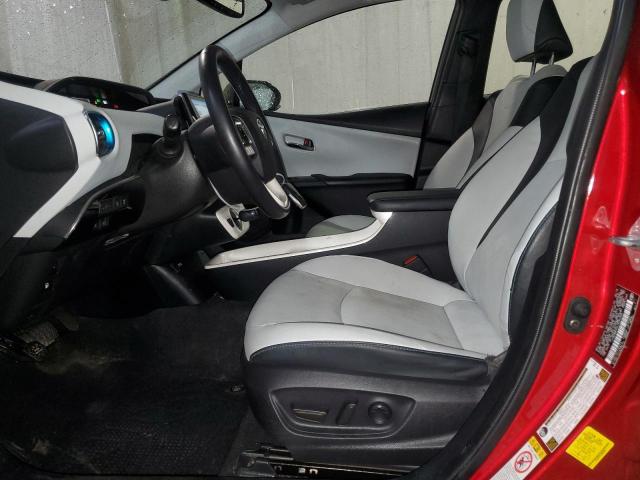 JTDKARFP2J3095305 - 2018 TOYOTA PRIUS PRIM 勃艮第红 照片 7